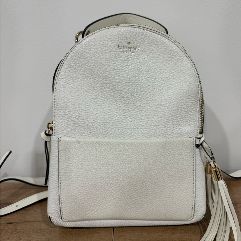 Kate Spade White Backpack